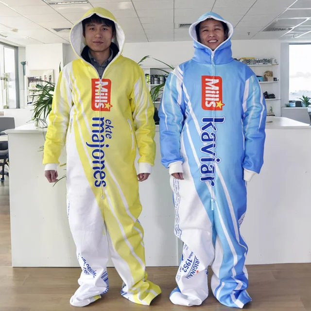 Produktbilde for Morrel Polyester Fullfargetrykket One Piece med Fleecefôr