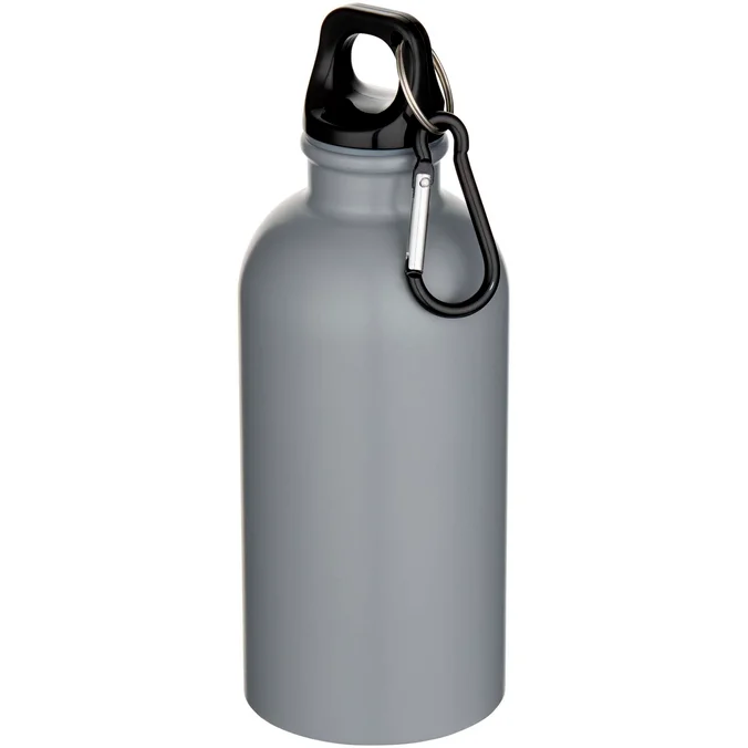 Produktbilde for Oregon 400 ml Resirkulert Stål Drikkeflaske med Karabinkrok