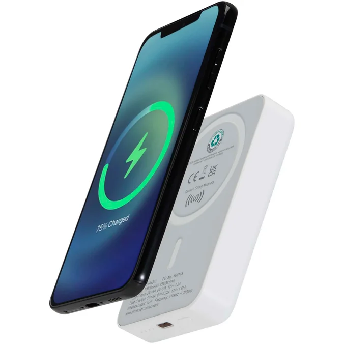 Produktbilde for Acrab 10.000 mAh Resirkulert Plast 15 W Magnetisk Powerbank