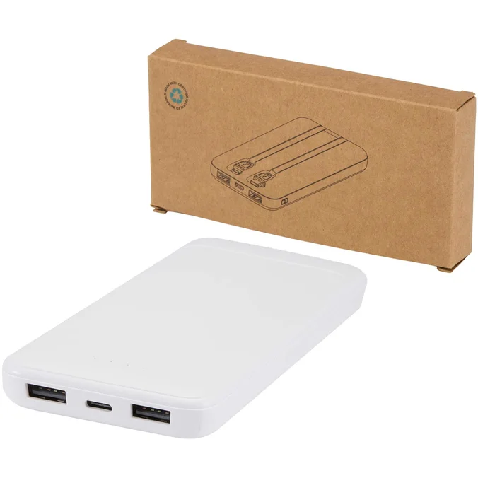Produktbilde for Adhil 10.000 mAh 10 W Resirkulert Plast  Powerbank