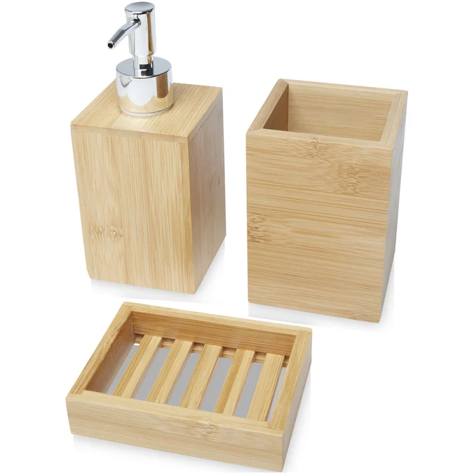Produktbilde for Hedon Bambus 3 Delers Baderomssett