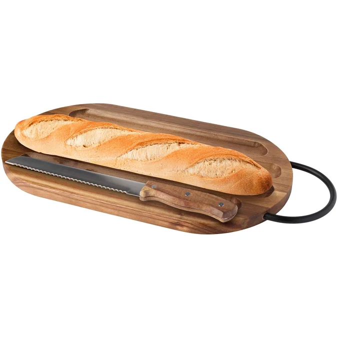 Produktbilde for Seasons Prestige Akasietre Skjærebrett  med Brødkniv