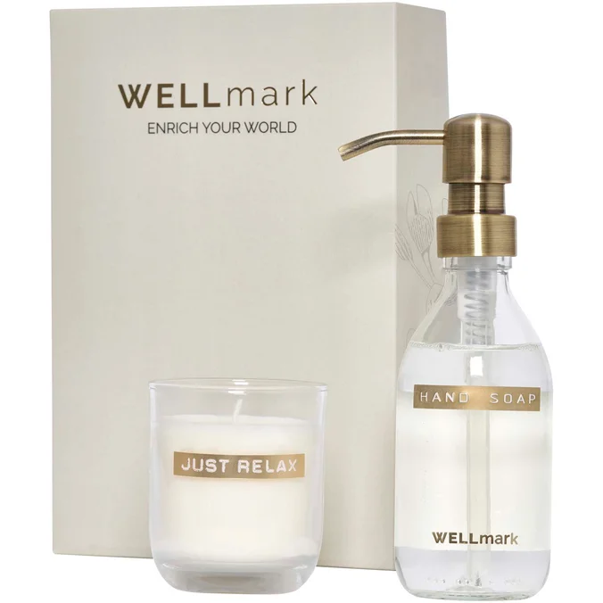 Produktbilde for WELLmark Discovery Håndsåpe og Duftlys i Gavesett