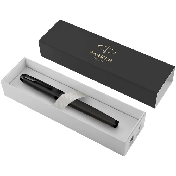 Produktbilde for Parker IM Akromatisk Sort Blekk Rollerpenn