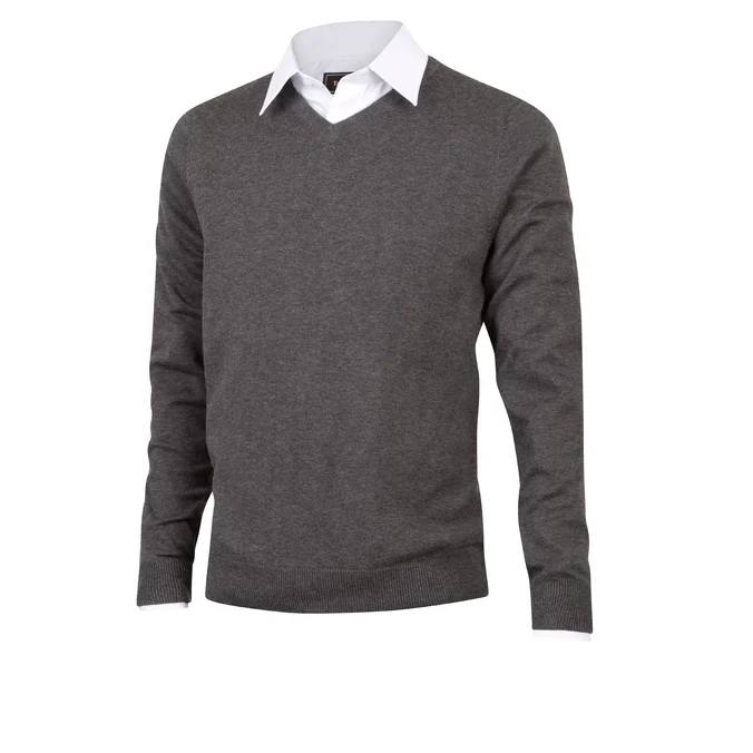 Produktbilde for Tracker Pima Cotton V-Neck Strikkegenser