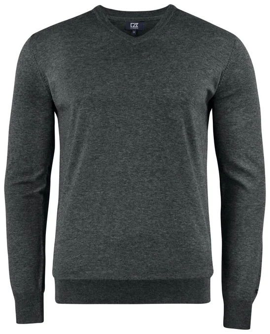 Produktbilde for Cutter & Buck Oakville V-hals Strikkegenser
