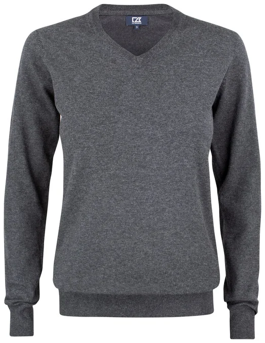 Produktbilde for Cutter & Buck Oakville V-hals Strikkegenser Dame