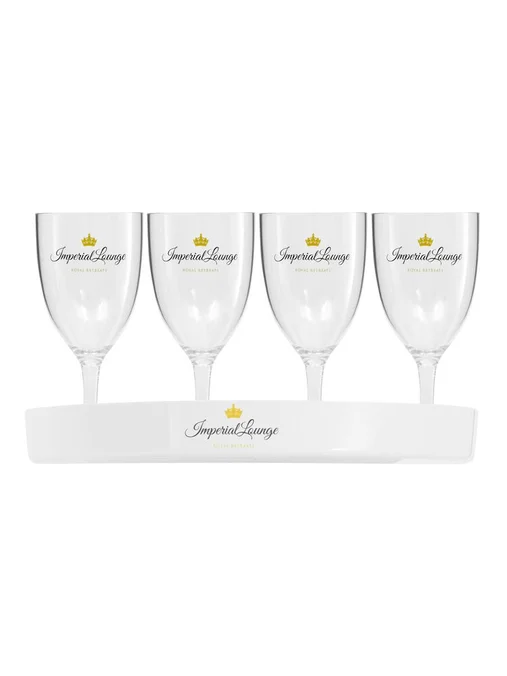 Produktbilde for Lord Nelson RPET 4-pk Glass med Brett