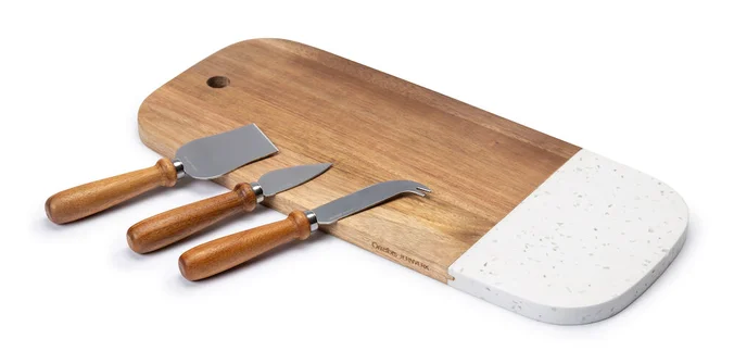 Produktbilde for Örrefors Jernverk Ostebrett med 3 kniver