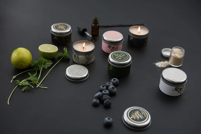 Produktbilde for Victorian Sense Tinbox Fresh Cotton  Duftlys