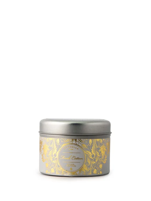 Produktbilde for Victorian Sense Tinbox Fresh Cotton  Duftlys