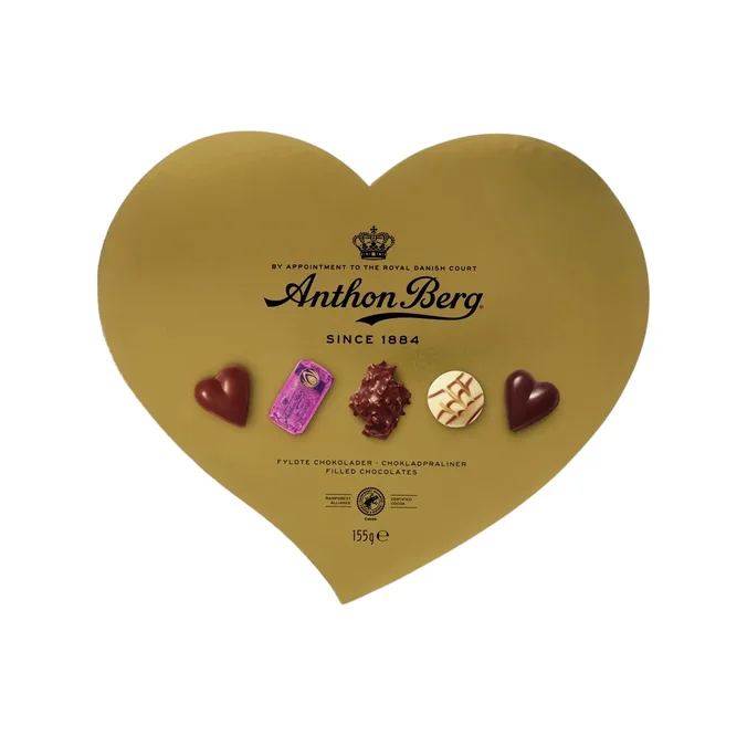Produktbilde for Anthon Berg hjerteeske