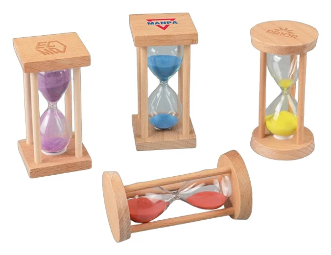 Produktbilde for Vlaar 3 Minutter Timeglass med Farget Sand