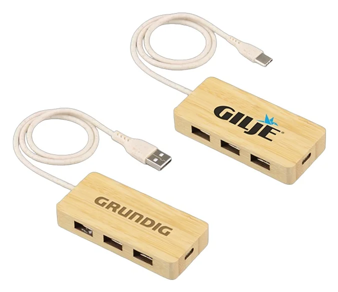 Produktbilde for Como Bambus USB Hub