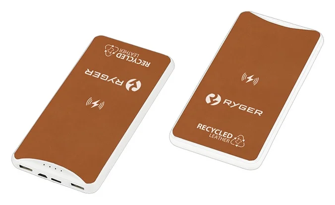 Produktbilde for Ocean 10.000 mAh PU  Trådløs Powerbank