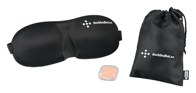 Produktbilde for rPET 3D Sovemaske og Ørepropper