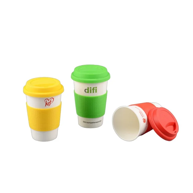 Produktbilde for Martin 400 ml Porselenskopp med Silikongrep