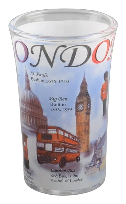 Produktbilde for London 39 ml Fullfargetrykket Shotglass