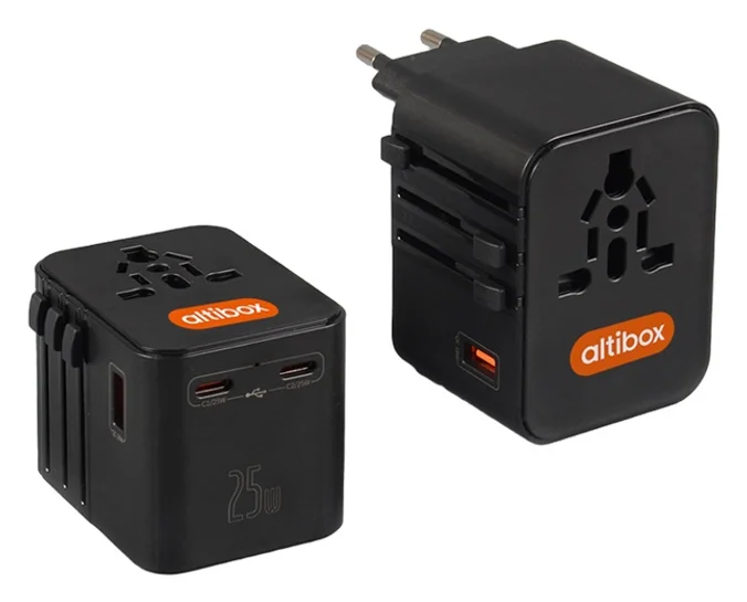Produktbilde for 25W PD Reiseadapter med USB-A og USB-C