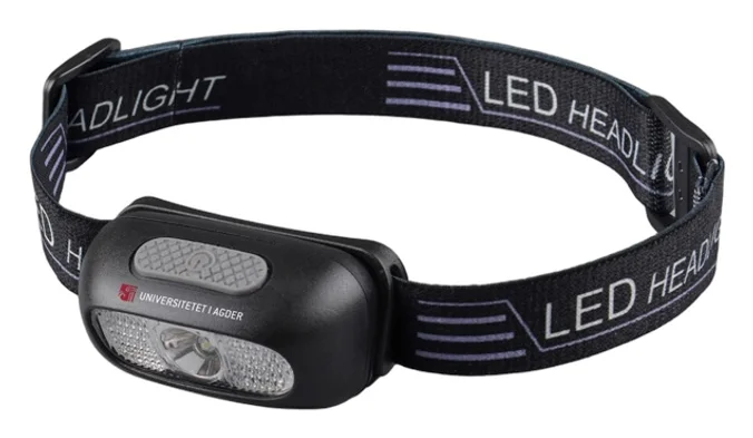 Produktbilde for Diani Oppladbar Hodelykt med LED-lys