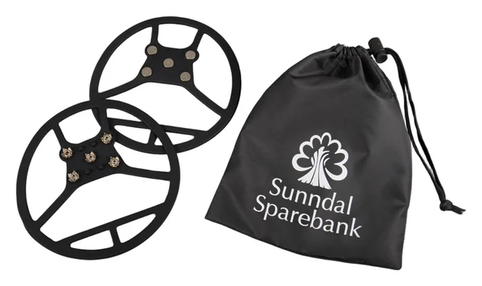 Produktbilde for Irani Runde Brodder til Sko med Nylonpose