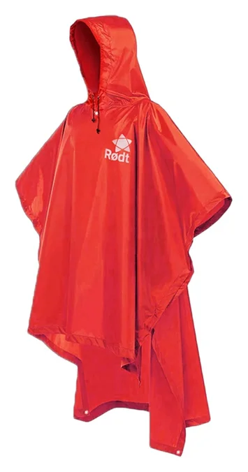 Produktbilde for Varo PU og Nylon Regnfrakk med Refleksstripe Regnponcho