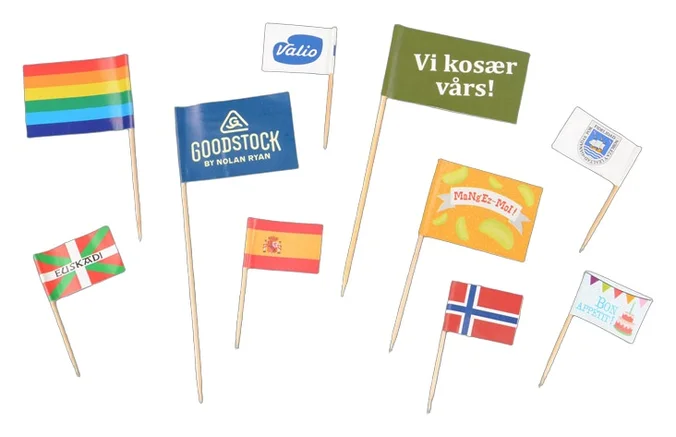 Produktbilde for Reinly Tannpirkerflagg