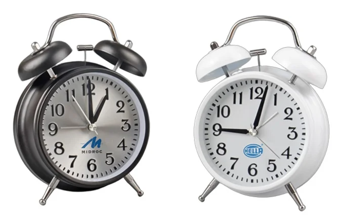 Produktbilde for Oudenaarde Jern og Glass Klokke med Alarm