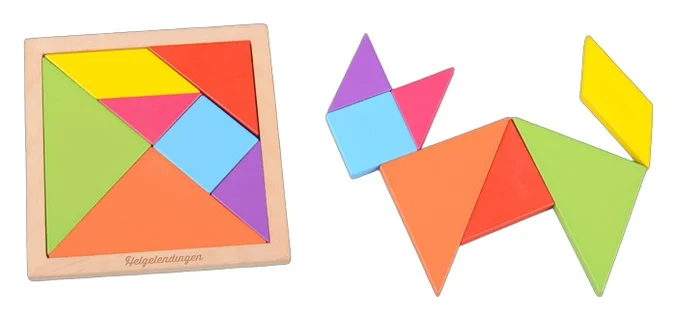 Produktbilde for Kosice Tre Tangram Puslespill