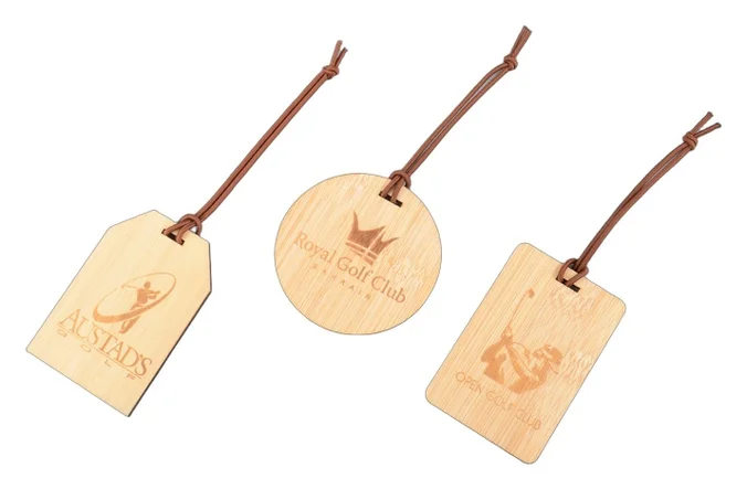 Produktbilde for Bandon Bambus Golfbag Tag