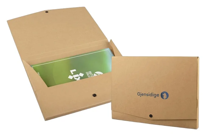Produktbilde for Zala Resirkulert Papir Dokumentmappe