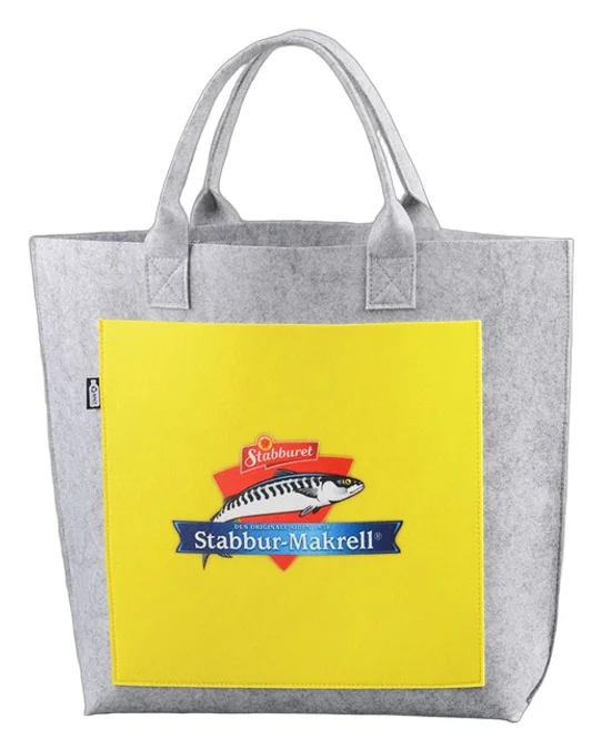 Produktbilde for Amiens RPET Filt 18L Shoppingbag med Lomme