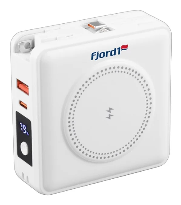 Produktbilde for Ravo Reiseadapter med 15.000 mAh Powerbank
