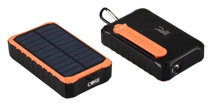 Produktbilde for Addis Resirkulert Plast 12.000 mAh  Solcelledrevet Powerbank