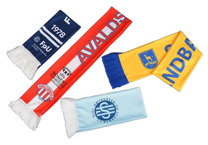 Produktbilde for Polyester Supporterskjerf
