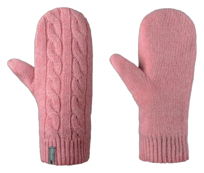 Produktbilde for Kiana Lammeull og Nylon Strikkede Votter