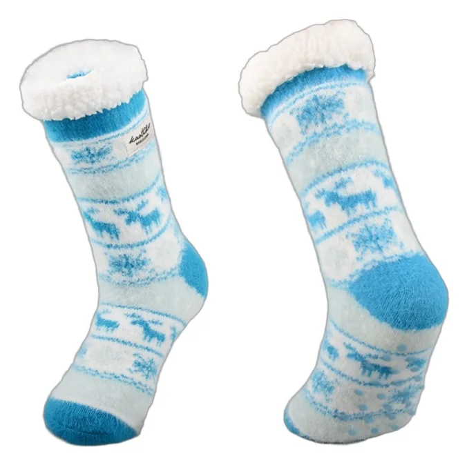 Produktbilde for Maui Polyester Sherpafôret Tøffelsokker