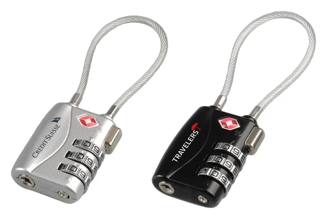 Produktbilde for Praha TSA Rektangel Kabel Bagasjelås