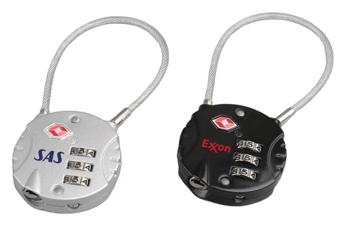Produktbilde for Tacoma TSA Rund Kabel Bagasjelås