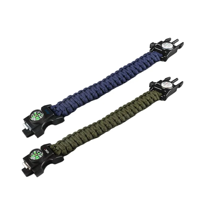 Produktbilde for Rio 7-i-1 Paracord Multiverktøy Armbånd med Sikkerhetsfunksjoner