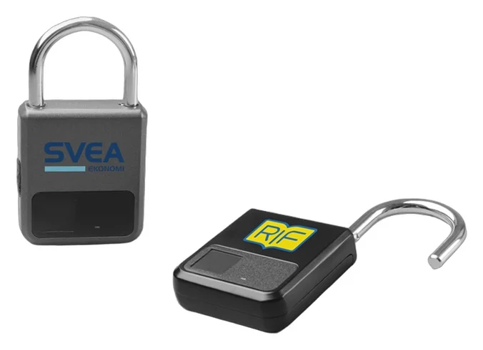Produktbilde for Karsten Smart Fingeravtrykk Hengelås m/USB-nøkkel