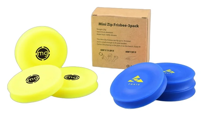 Produktbilde for Diveon Silikon  3-pk Mini Zip Frisbee