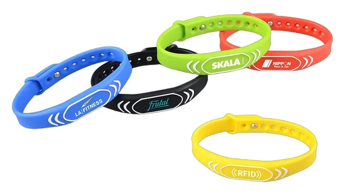 Produktbilde for Trier Silikon RFID Justerbart Armbånd