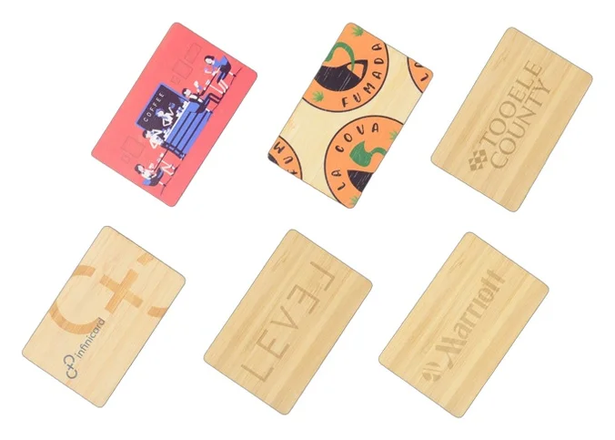 Produktbilde for Lisbon Bambus RFID Kort