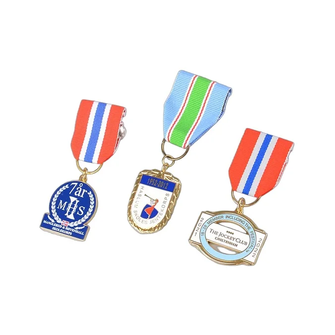 Produktbilde for Siena Kobber Brystmedalje Imitasjonsemalje