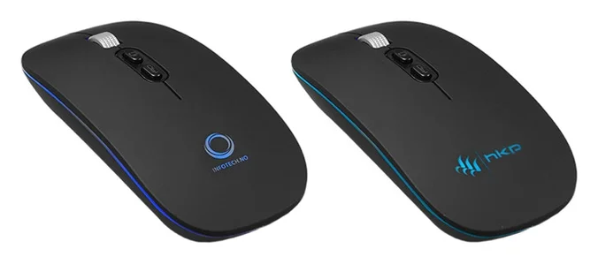 Produktbilde for Riven RGB Bluetooth Trådløs Mus med Opplyst Logo