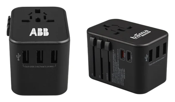 Produktbilde for Laro Reiseadapter med USB-A og USB-C