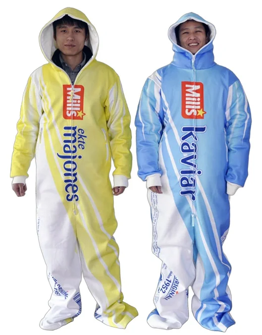 Produktbilde for Morrel Polyester Fullfargetrykket One Piece med Fleecefôr