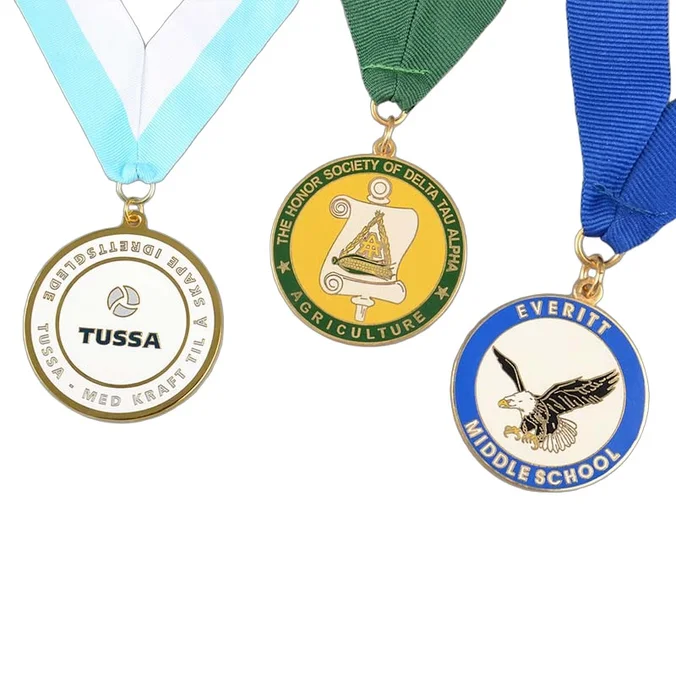 Produktbilde for Opaltun Tilpasset Medalje i Imitert Emalje