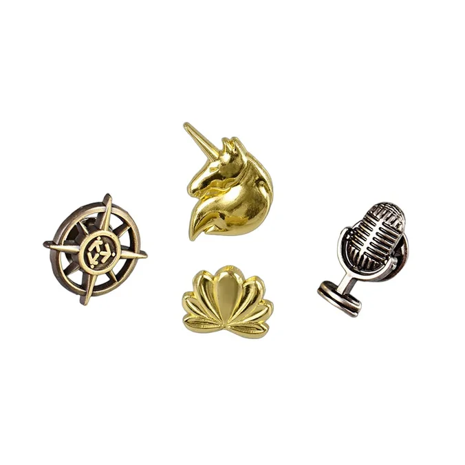 Produktbilde for Liora Kobber Pins med 3D Relief